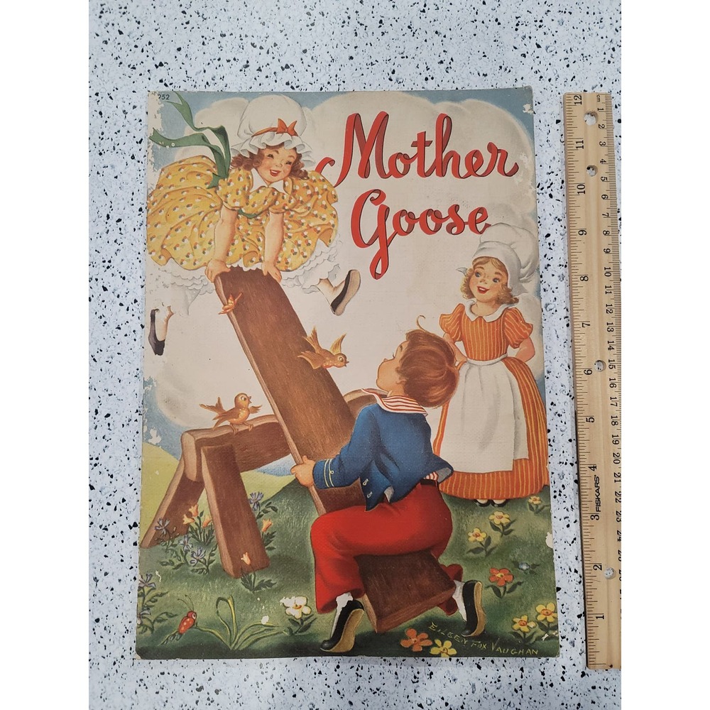 1949 Whitman Mother Goose children's picture book